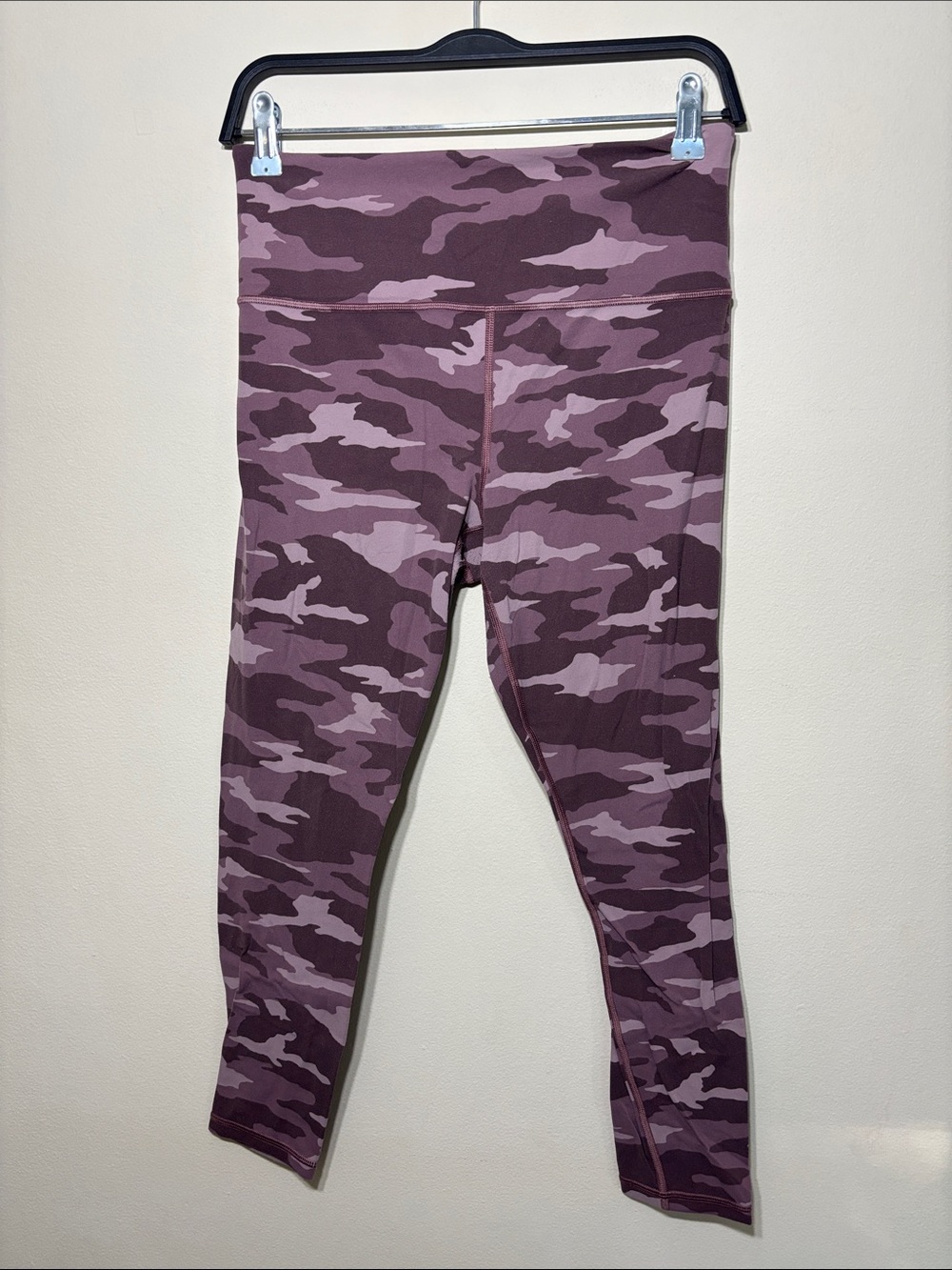 Athleta Purple & Light Purple Camo Leggings